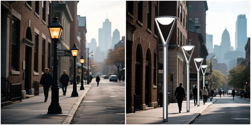 19th Century Style Cast Iron Lamp Pole Installation | Boston Historic District Renewal